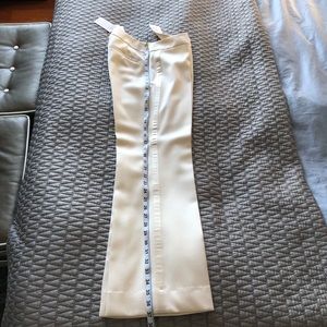 JCrew Cream Tuxedo Pants